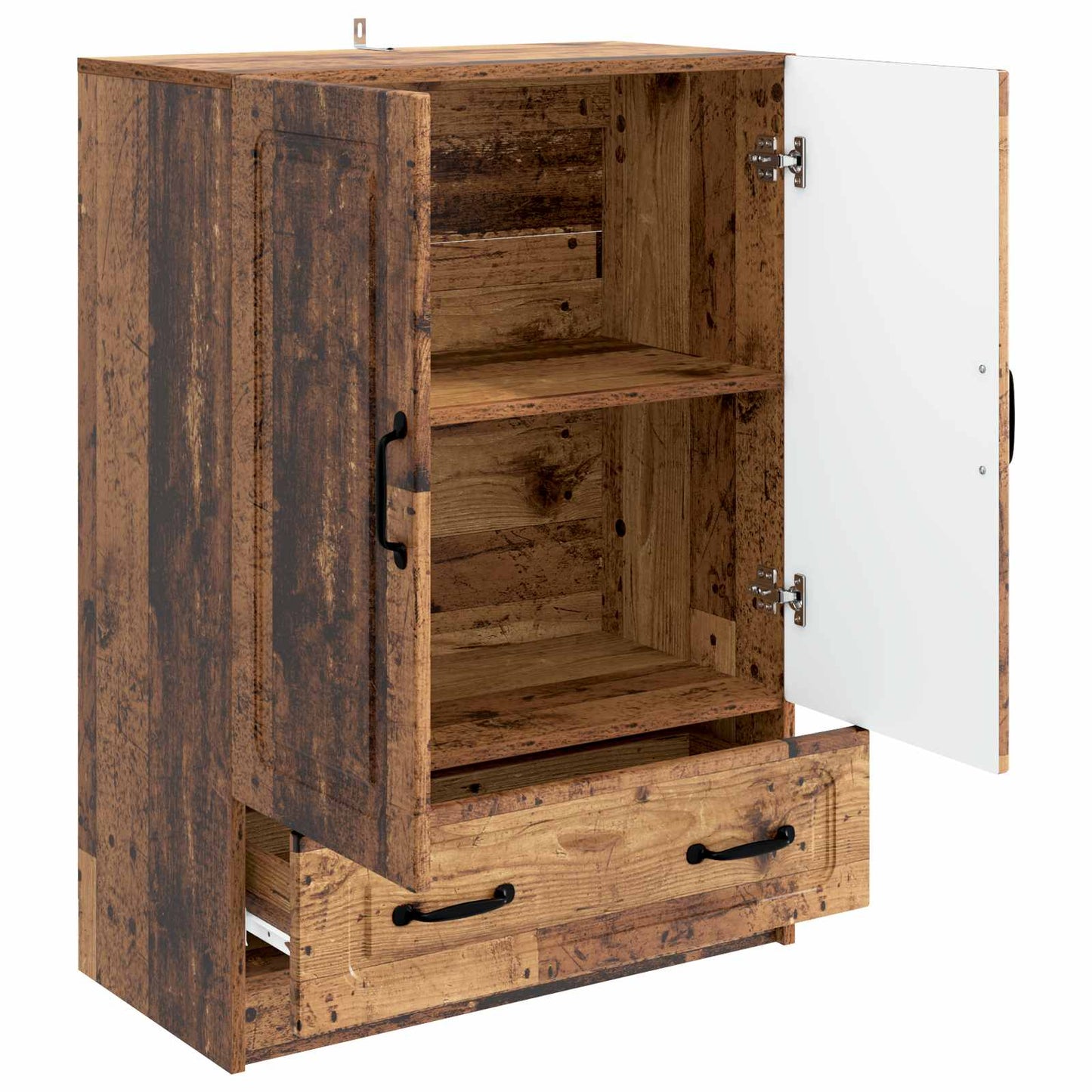 vidaXL Sideboard Old Wood 66 x 34.5 x 92 cm Engineered Wood