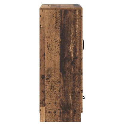 vidaXL Sideboard Old Wood 66 x 34.5 x 92 cm Engineered Wood