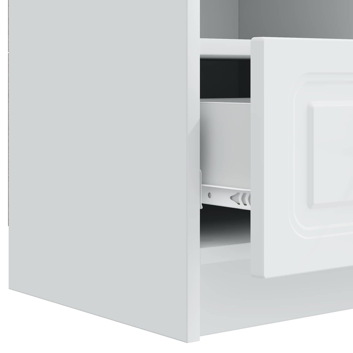 vidaXL TV Cabinet with Drawer White 102 x 34.5 x 47 cm Engineered Wood