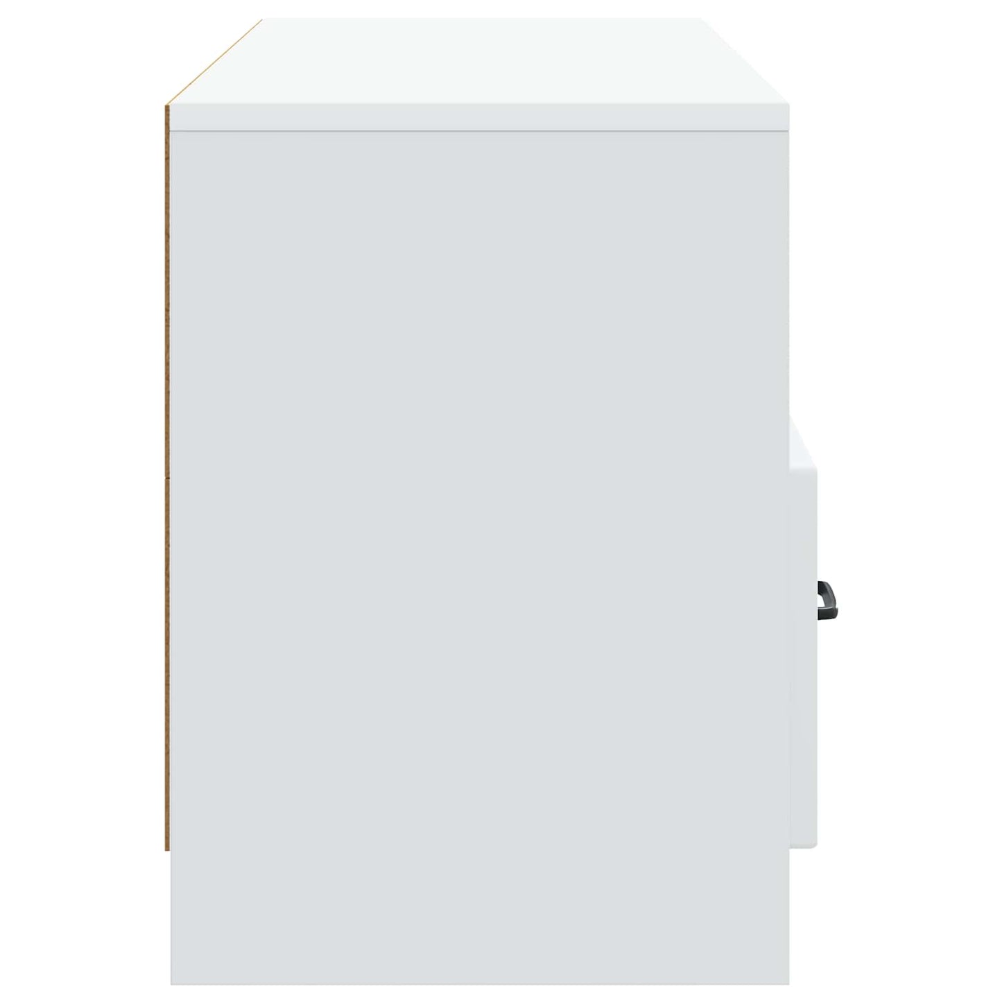 vidaXL TV Cabinet with Drawer White 102 x 34.5 x 47 cm Engineered Wood