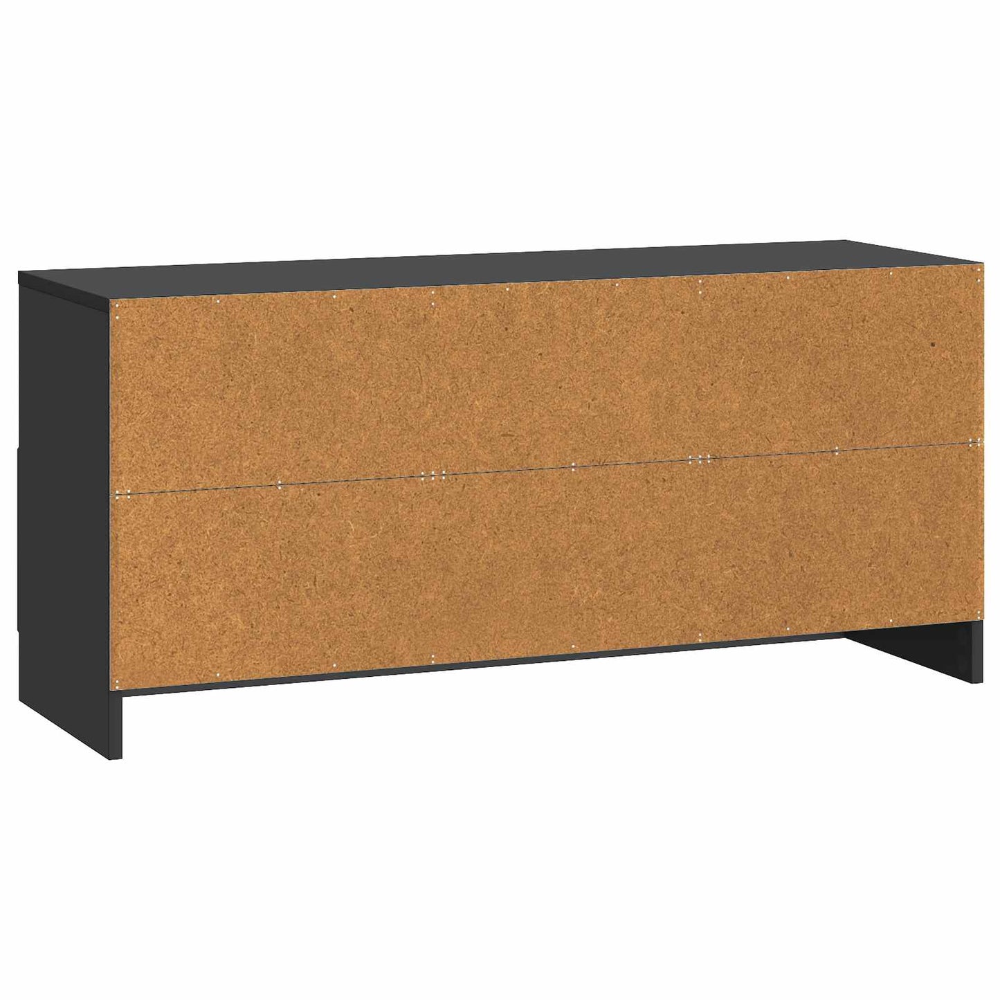 vidaXL TV Cabinet with Drawer Black 102 x 34.5 x 47 cm Engineered Wood