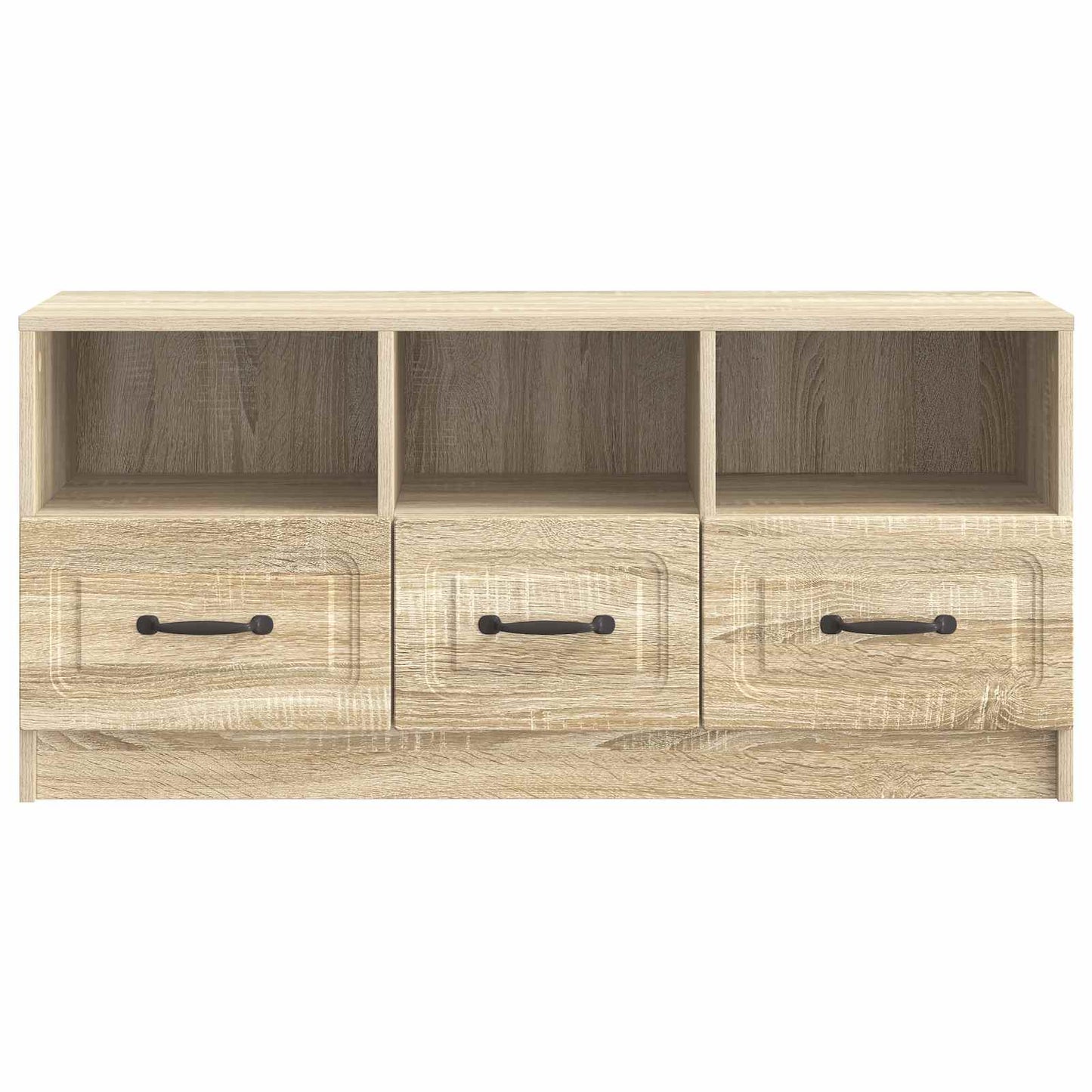 vidaXL TV Cabinet Sonoma Oak 102 x 34.5 x 47 cm Engineered Wood