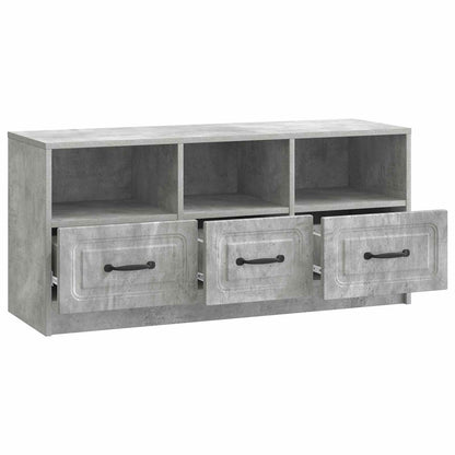 vidaXL TV Cabinet Concrete Grey 102 x 34.5 x 47 cm Engineered Wood