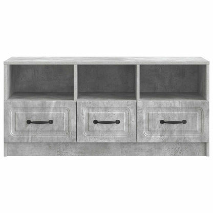 vidaXL TV Cabinet Concrete Grey 102 x 34.5 x 47 cm Engineered Wood