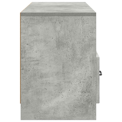 vidaXL TV Cabinet Concrete Grey 102 x 34.5 x 47 cm Engineered Wood