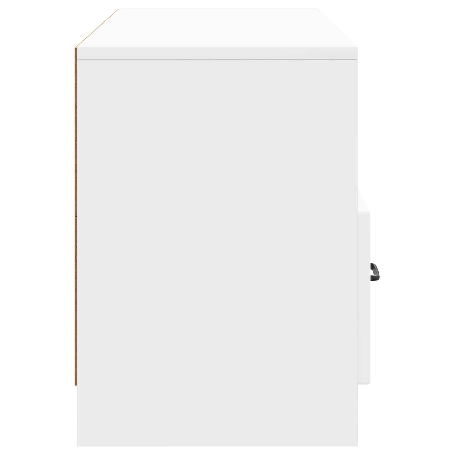 vidaXL TV Cabinet High Gloss White 102 x 34.5 x 47 cm Engineered Wood
