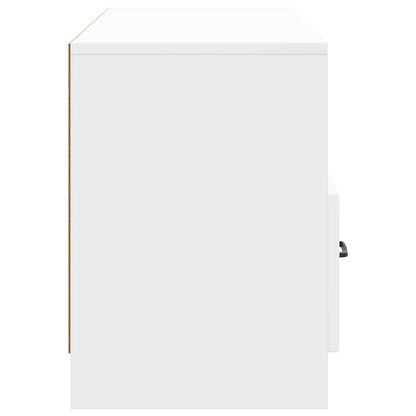 vidaXL TV Cabinet High Gloss White 102 x 34.5 x 47 cm Engineered Wood