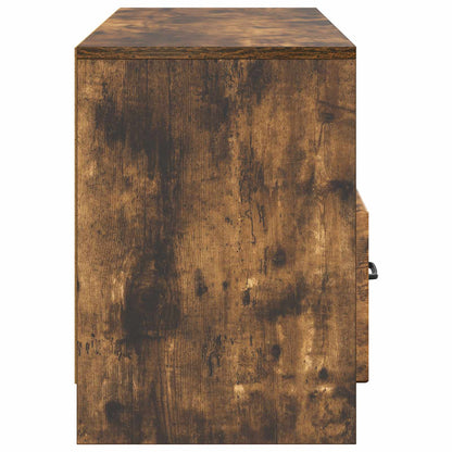 vidaXL TV Cabinet Smoked Oak 102 x 34.5 x 47 cm Engineered Wood