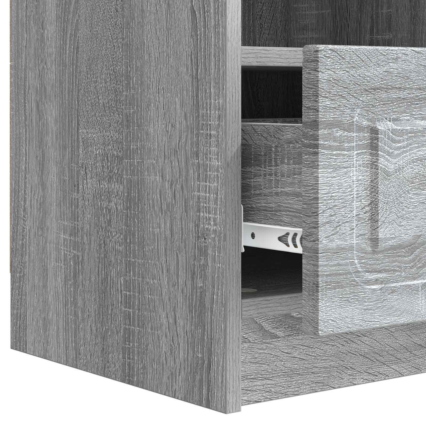 vidaXL TV Cabinet Grey Sonoma 102 x 34.5 x 47 cm Engineered Wood
