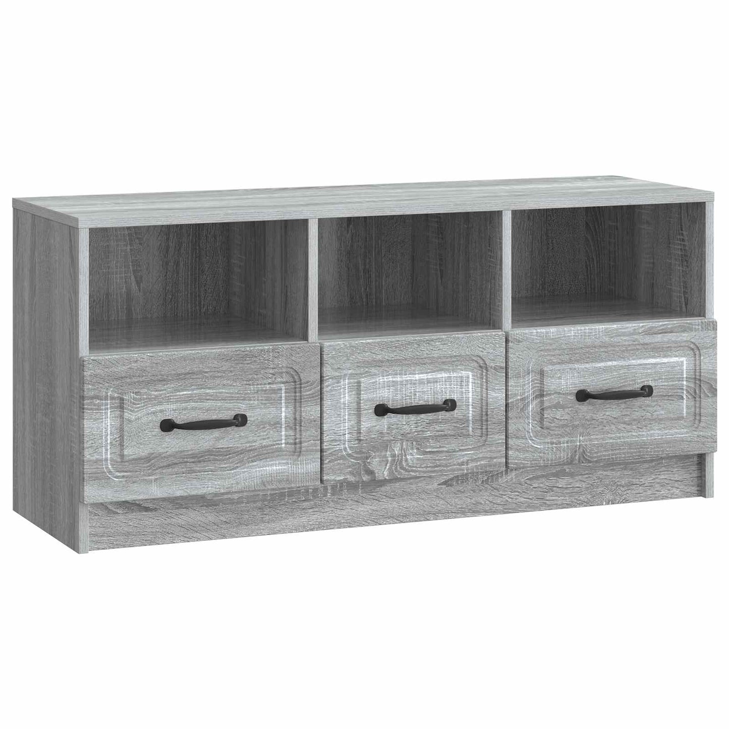 vidaXL TV Cabinet Grey Sonoma 102 x 34.5 x 47 cm Engineered Wood