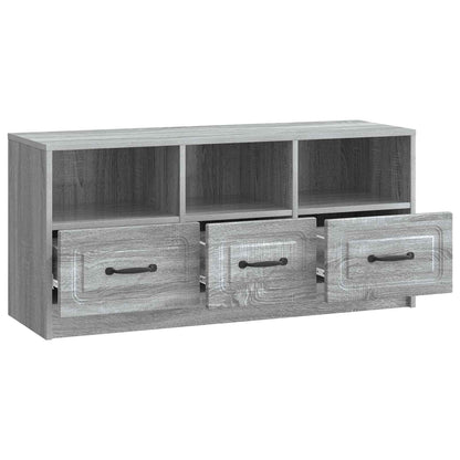 vidaXL TV Cabinet Grey Sonoma 102 x 34.5 x 47 cm Engineered Wood