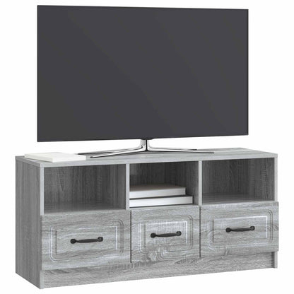 vidaXL TV Cabinet Grey Sonoma 102 x 34.5 x 47 cm Engineered Wood