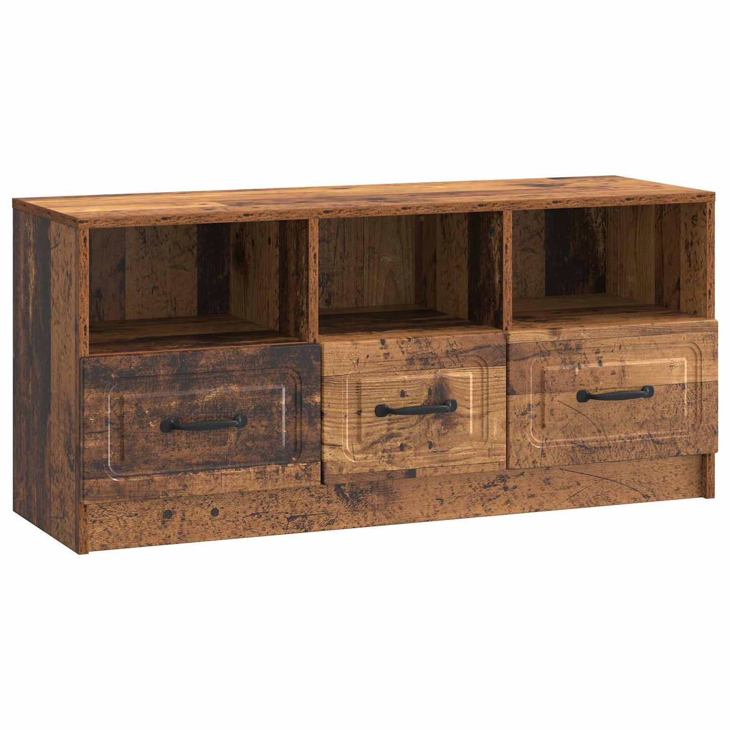 vidaXL TV Cabinet Old Wood 102 x 34.5 x 47 cm Engineered Wood