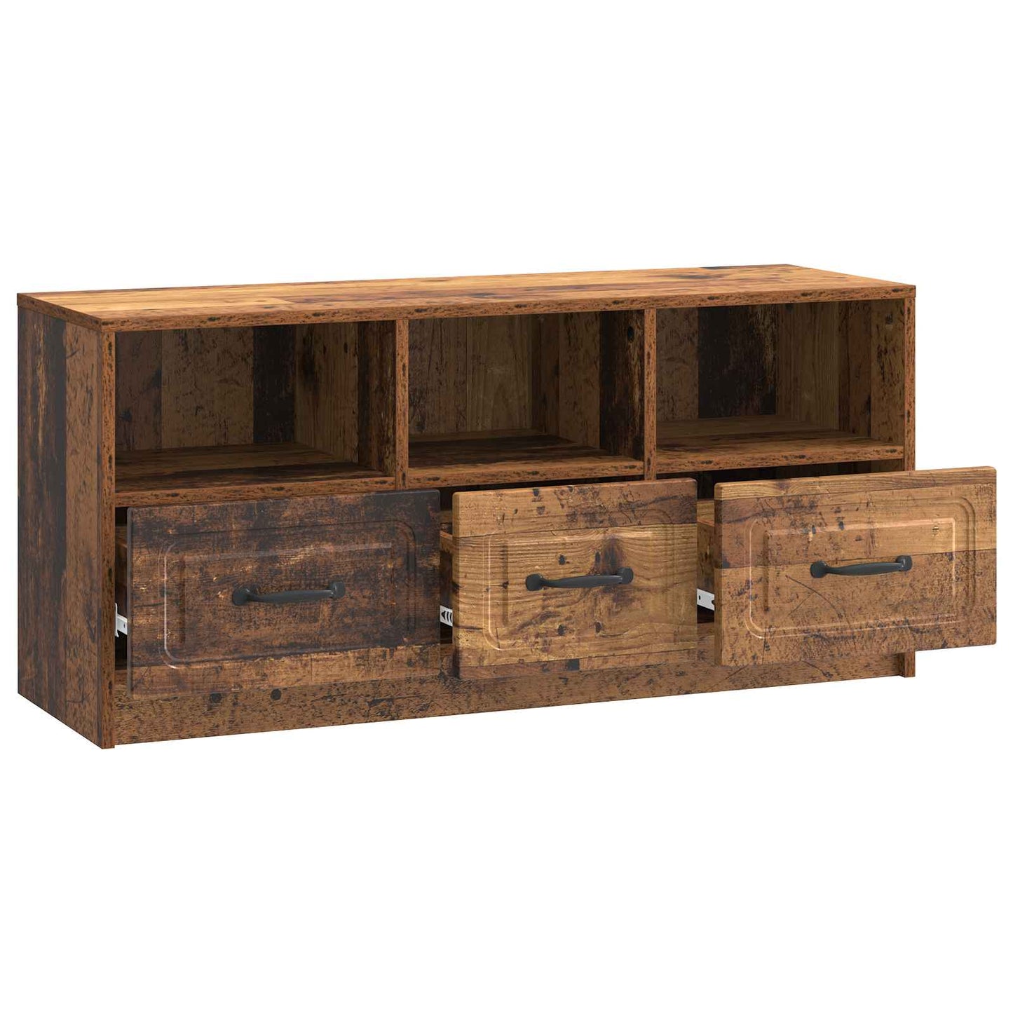 vidaXL TV Cabinet Old Wood 102 x 34.5 x 47 cm Engineered Wood