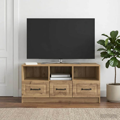 vidaXL TV Cabinet 102 x 34.5 x 47 cm Artisan Oak Engineered Wood