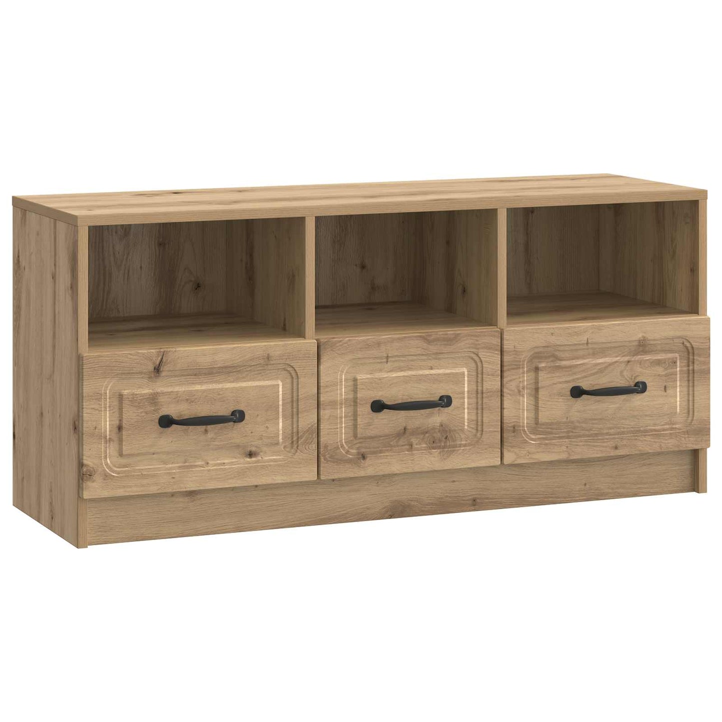vidaXL TV Cabinet Artisan Oak 102 x 34.5 x 47 cm Engineered Wood