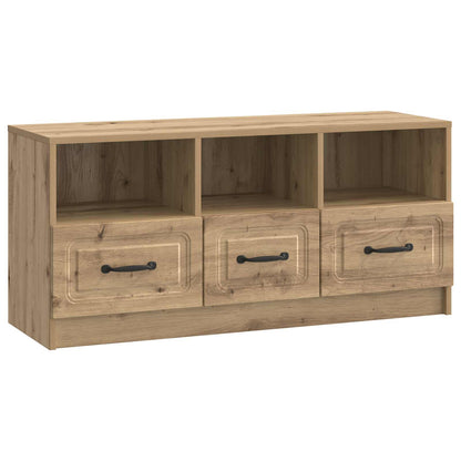 vidaXL TV Cabinet Artisan Oak 102 x 34.5 x 47 cm Engineered Wood