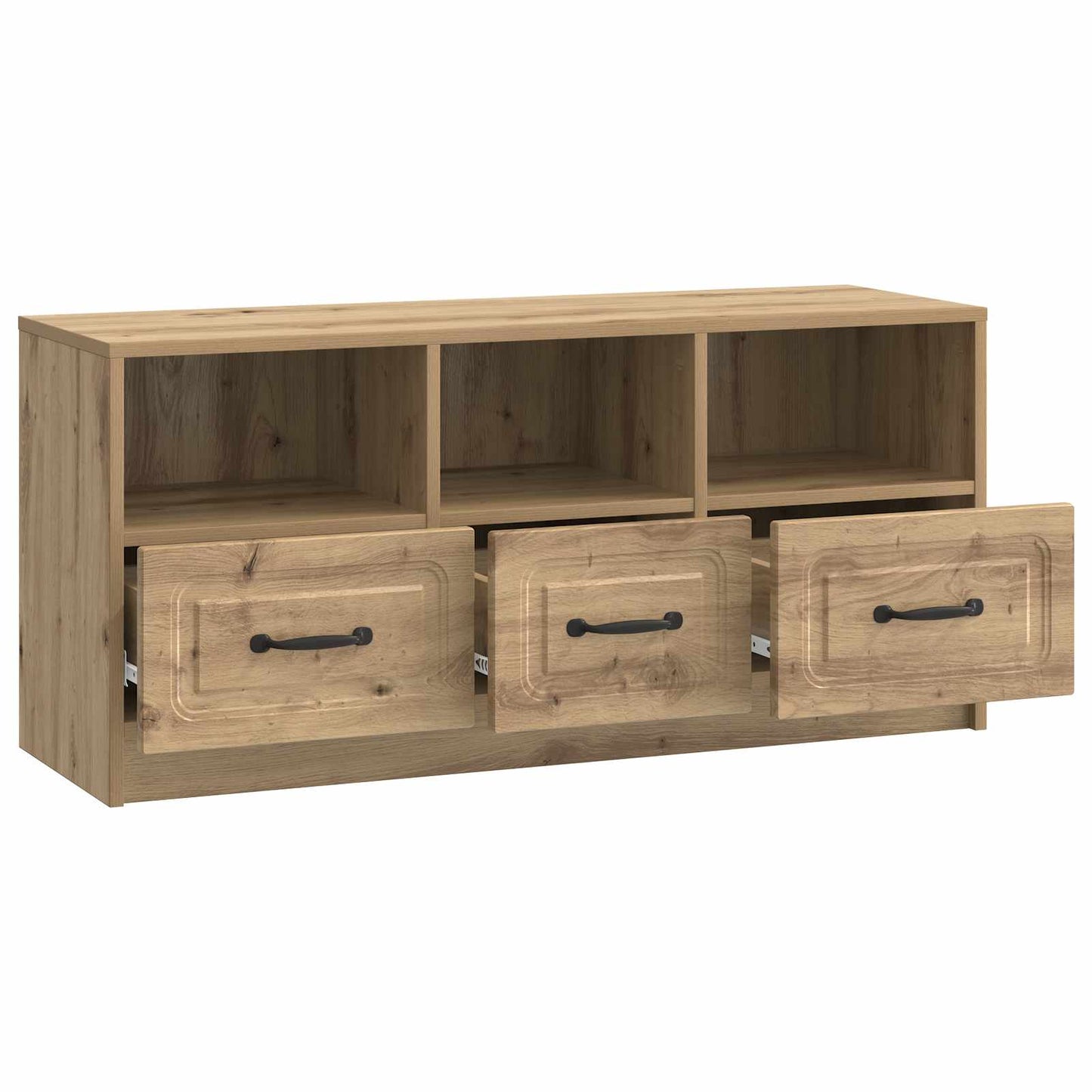 vidaXL TV Cabinet Artisan Oak 102 x 34.5 x 47 cm Engineered Wood