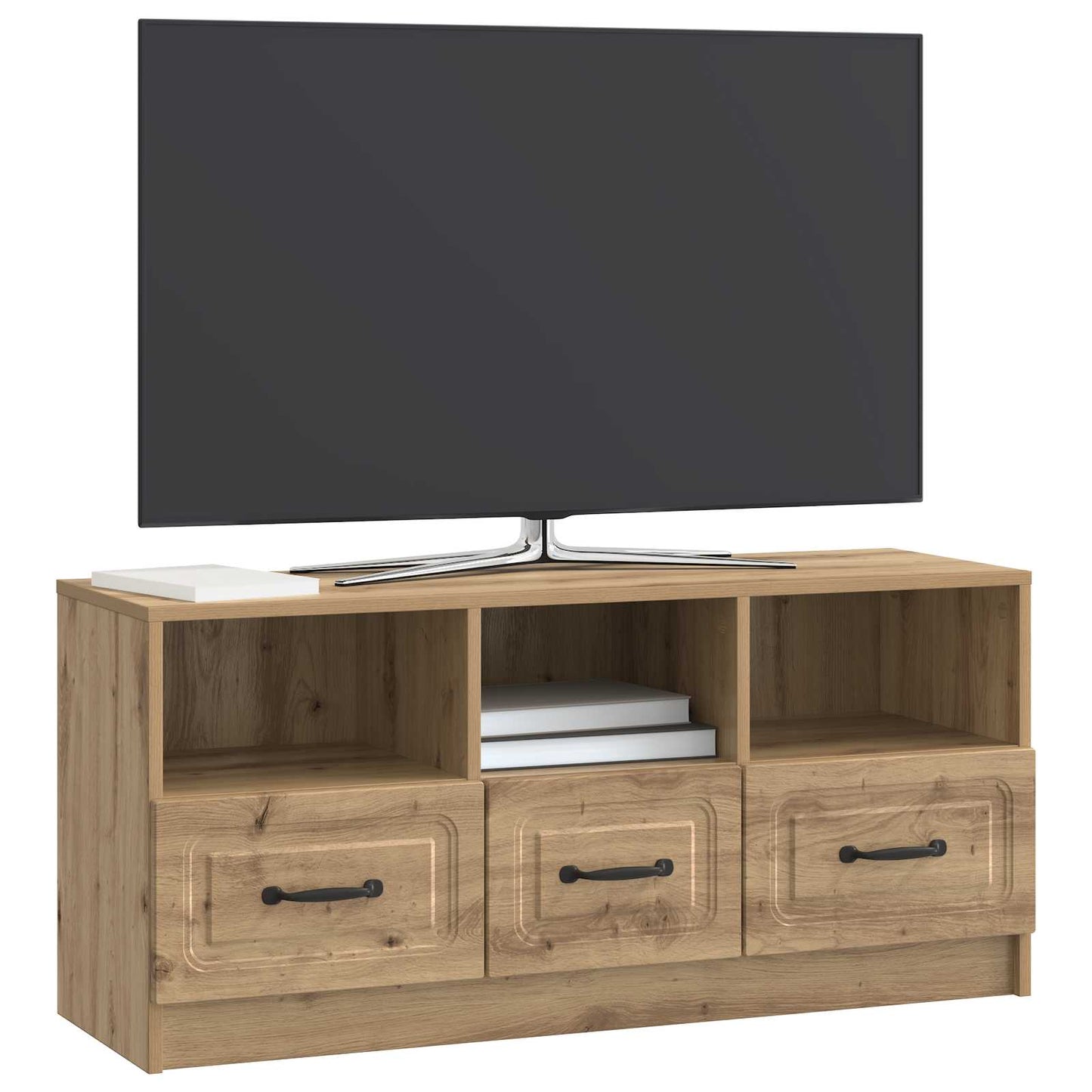 vidaXL TV Cabinet Artisan Oak 102 x 34.5 x 47 cm Engineered Wood