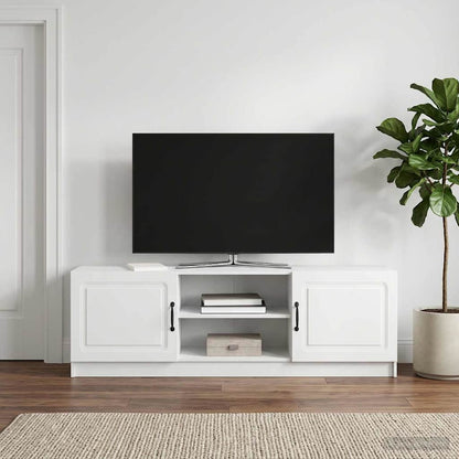 vidaXL TV Cabinet White 150 x 31 x 47 cm Engineered Wood