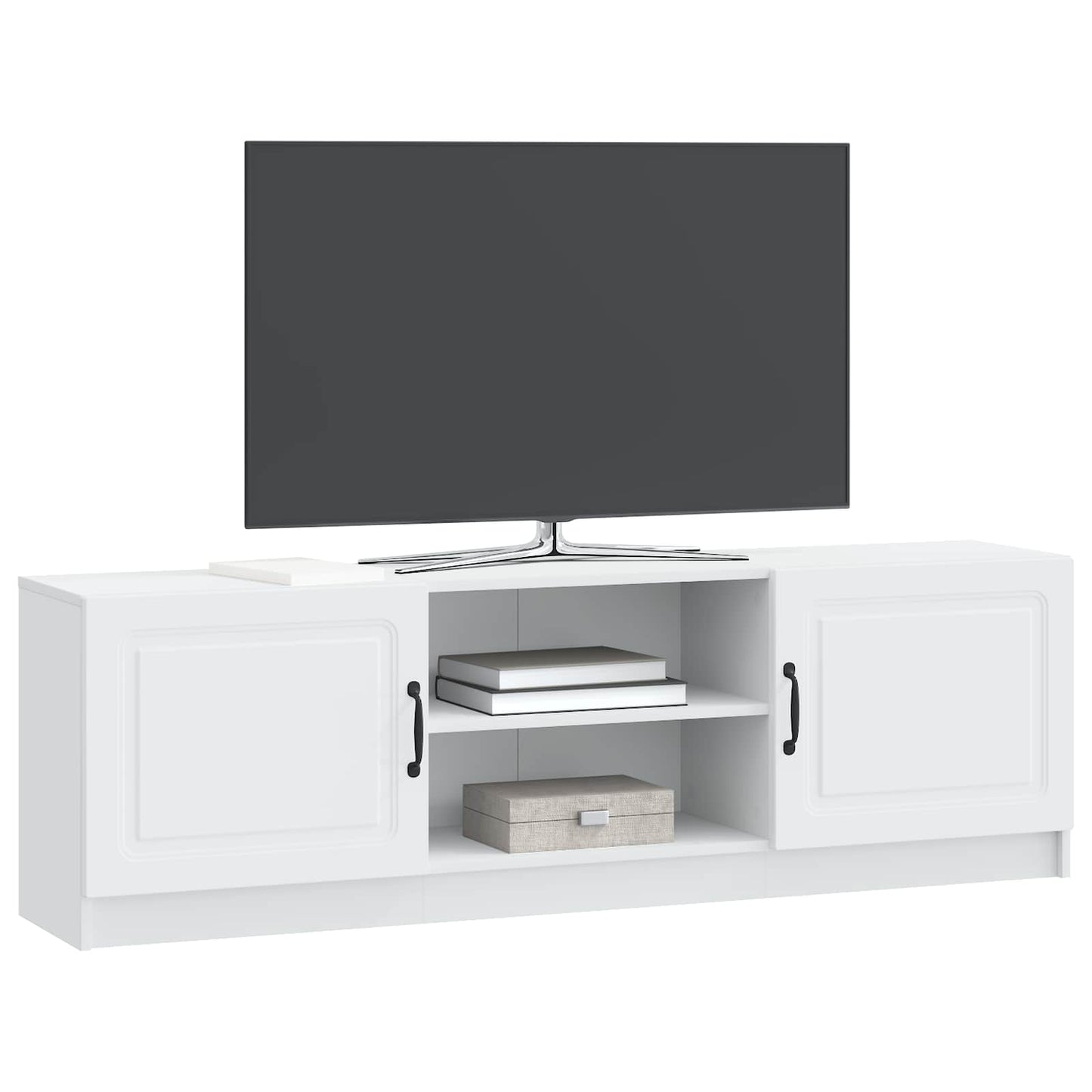 vidaXL TV Cabinet White 150 x 31 x 47 cm Engineered Wood