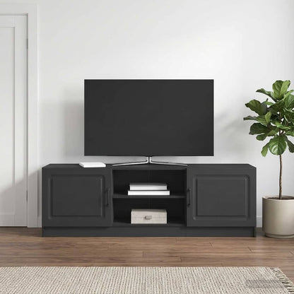 vidaXL TV Cabinet Black 150 x 31 x 47 cm Engineered Wood