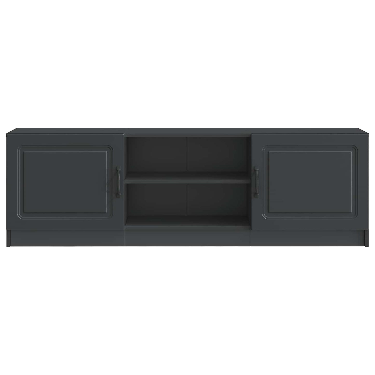 vidaXL TV Cabinet Black 150 x 31 x 47 cm Engineered Wood