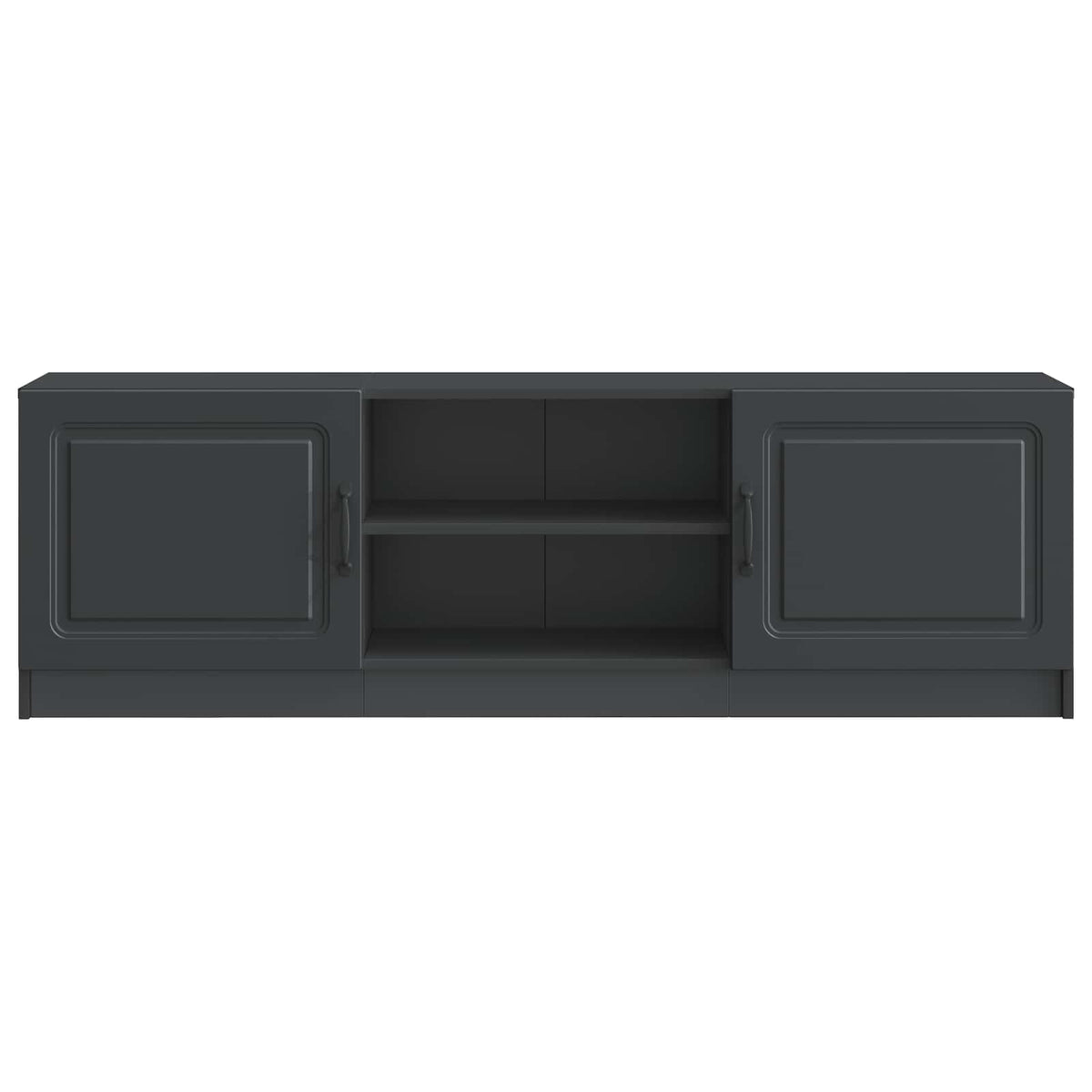 vidaXL TV Cabinet Black 150 x 31 x 47 cm Engineered Wood