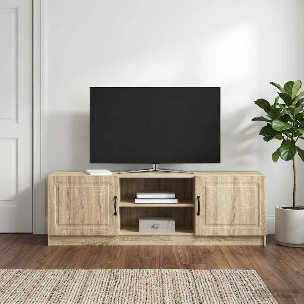 vidaXL TV Cabinet Sonoma Oak 150 x 31 x 47 cm Engineered Wood