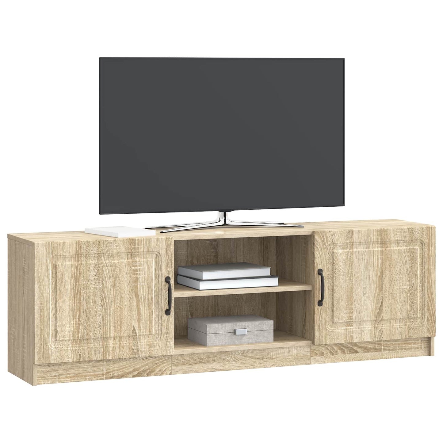 vidaXL TV Cabinet Sonoma Oak 150 x 31 x 47 cm Engineered Wood