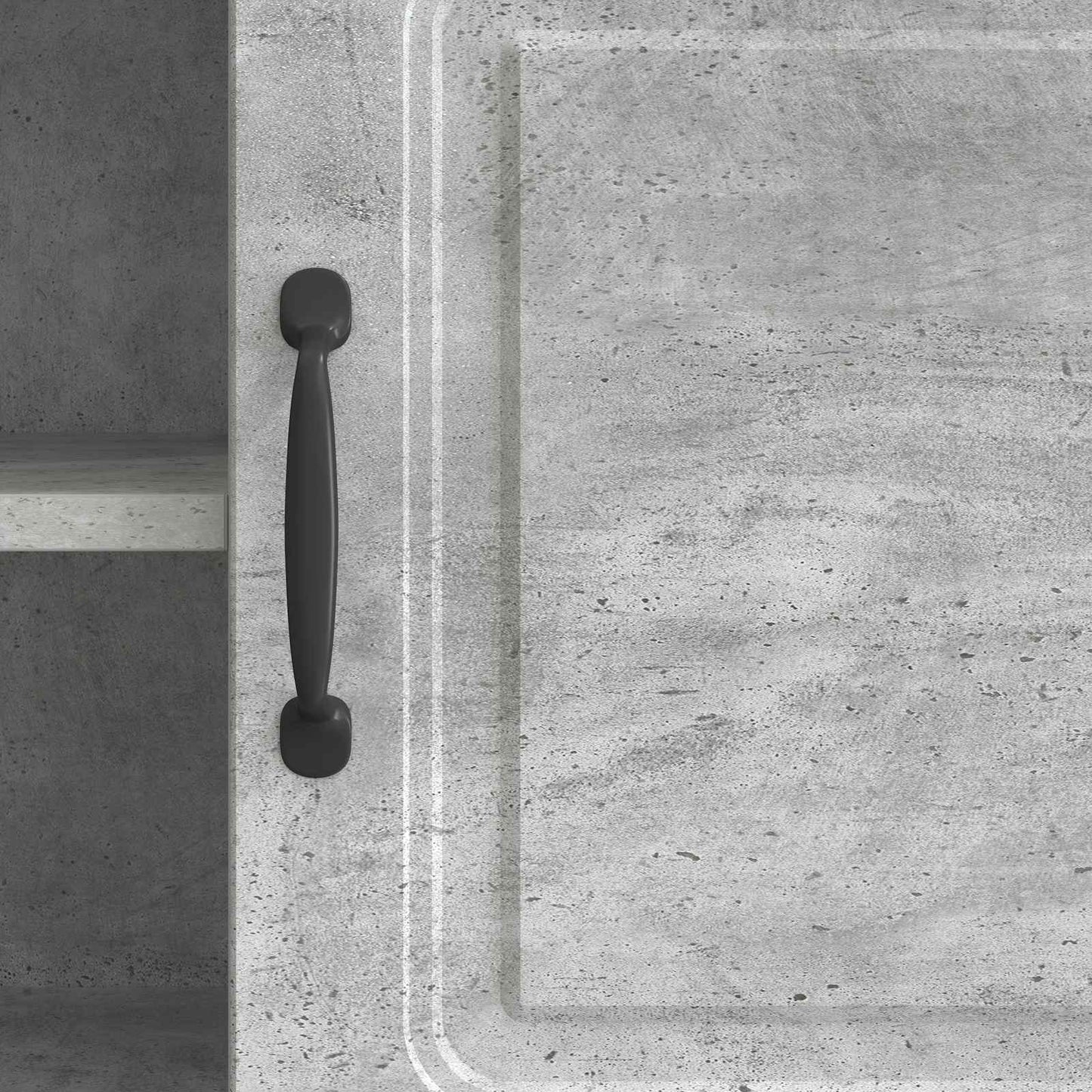 vidaXL TV Cabinet Concrete Grey 150 x 31 x 47 cm Engineered Wood