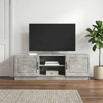 vidaXL TV Cabinet Concrete Grey 150 x 31 x 47 cm Engineered Wood