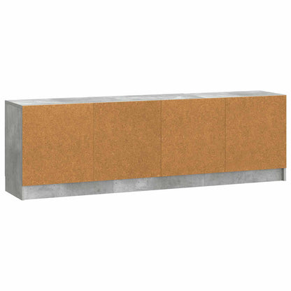 vidaXL TV Cabinet Concrete Grey 150 x 31 x 47 cm Engineered Wood