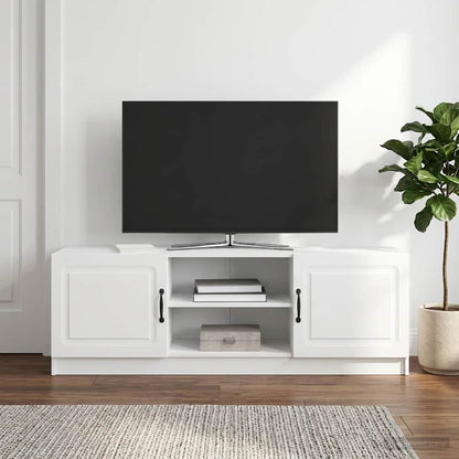 vidaXL TV Cabinet High Gloss White 150 x 31 x 47 cm Engineered Wood