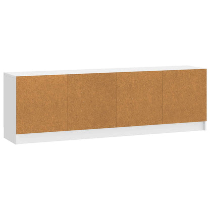 vidaXL TV Cabinet High Gloss White 150 x 31 x 47 cm Engineered Wood