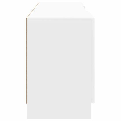 vidaXL TV Cabinet High Gloss White 150 x 31 x 47 cm Engineered Wood