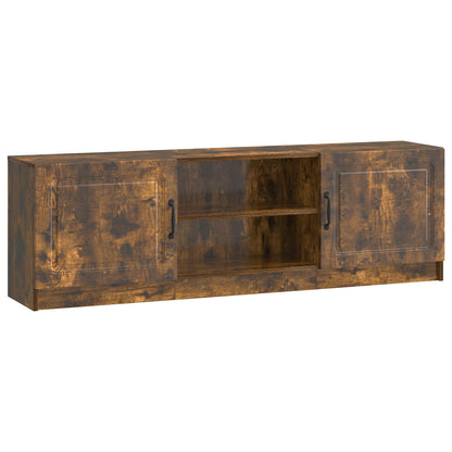 vidaXL TV Cabinet Smoked Oak 150 x 31 x 47 cm Engineered Wood
