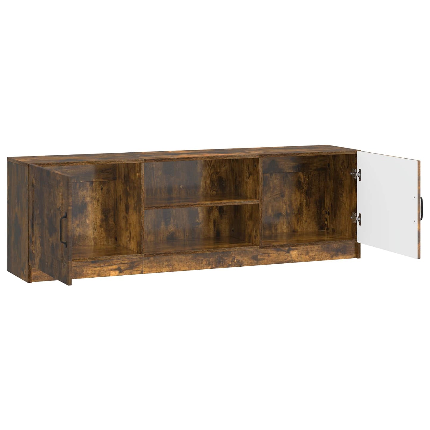 vidaXL TV Cabinet Smoked Oak 150 x 31 x 47 cm Engineered Wood