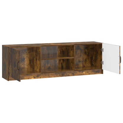 vidaXL TV Cabinet Smoked Oak 150 x 31 x 47 cm Engineered Wood