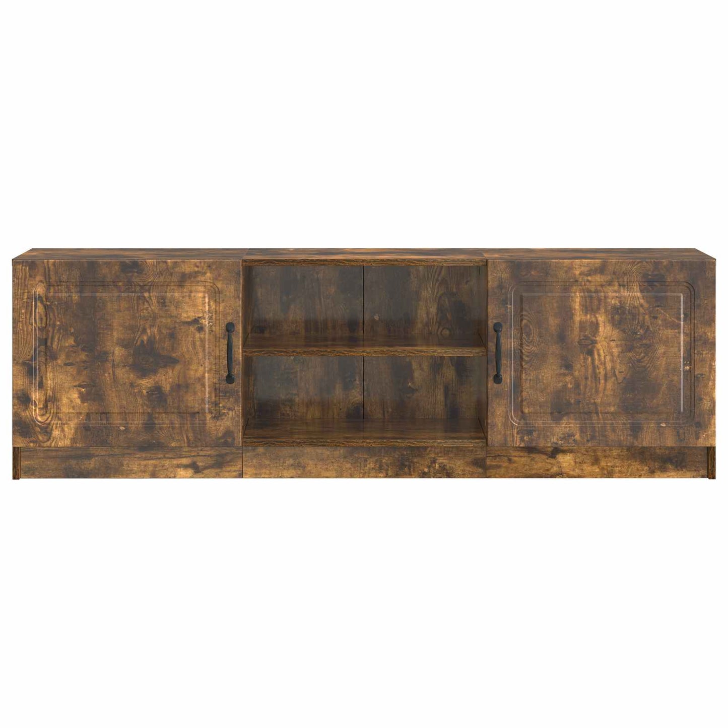 vidaXL TV Cabinet Smoked Oak 150 x 31 x 47 cm Engineered Wood