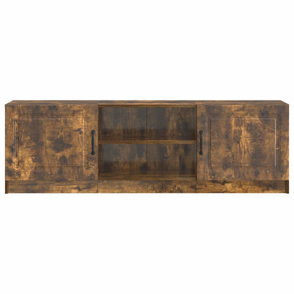 vidaXL TV Cabinet Smoked Oak 150 x 31 x 47 cm Engineered Wood