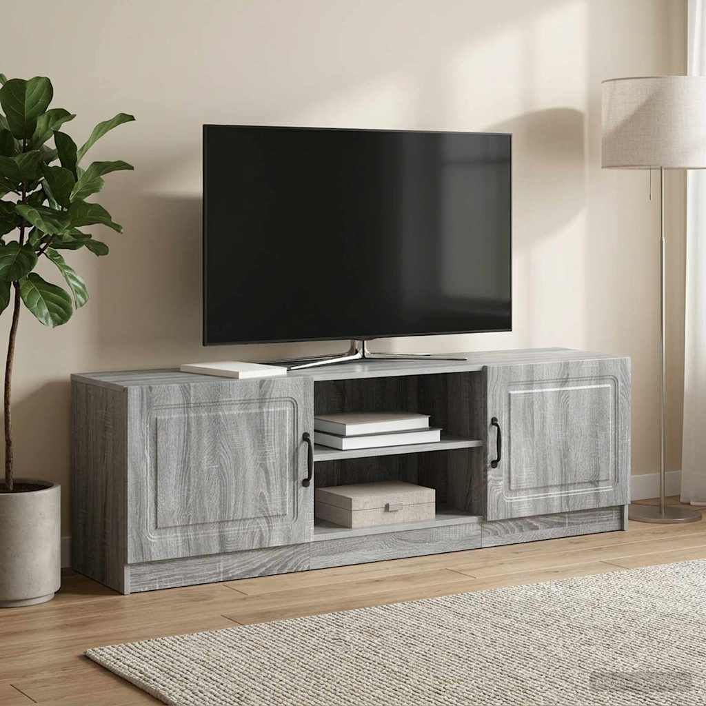 vidaXL TV Cabinet Grey Sonoma 150 x 31 x 47 cm Engineered Wood