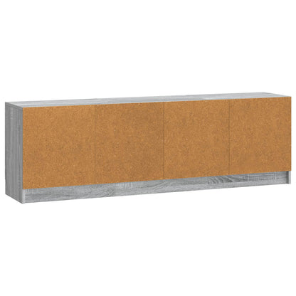 vidaXL TV Cabinet Grey Sonoma 150 x 31 x 47 cm Engineered Wood