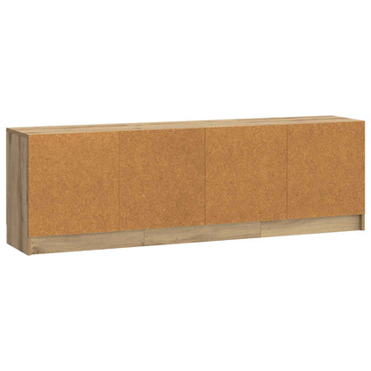 vidaXL TV Cabinet Artisan Oak 150 x 31 x 47 cm Engineered Wood