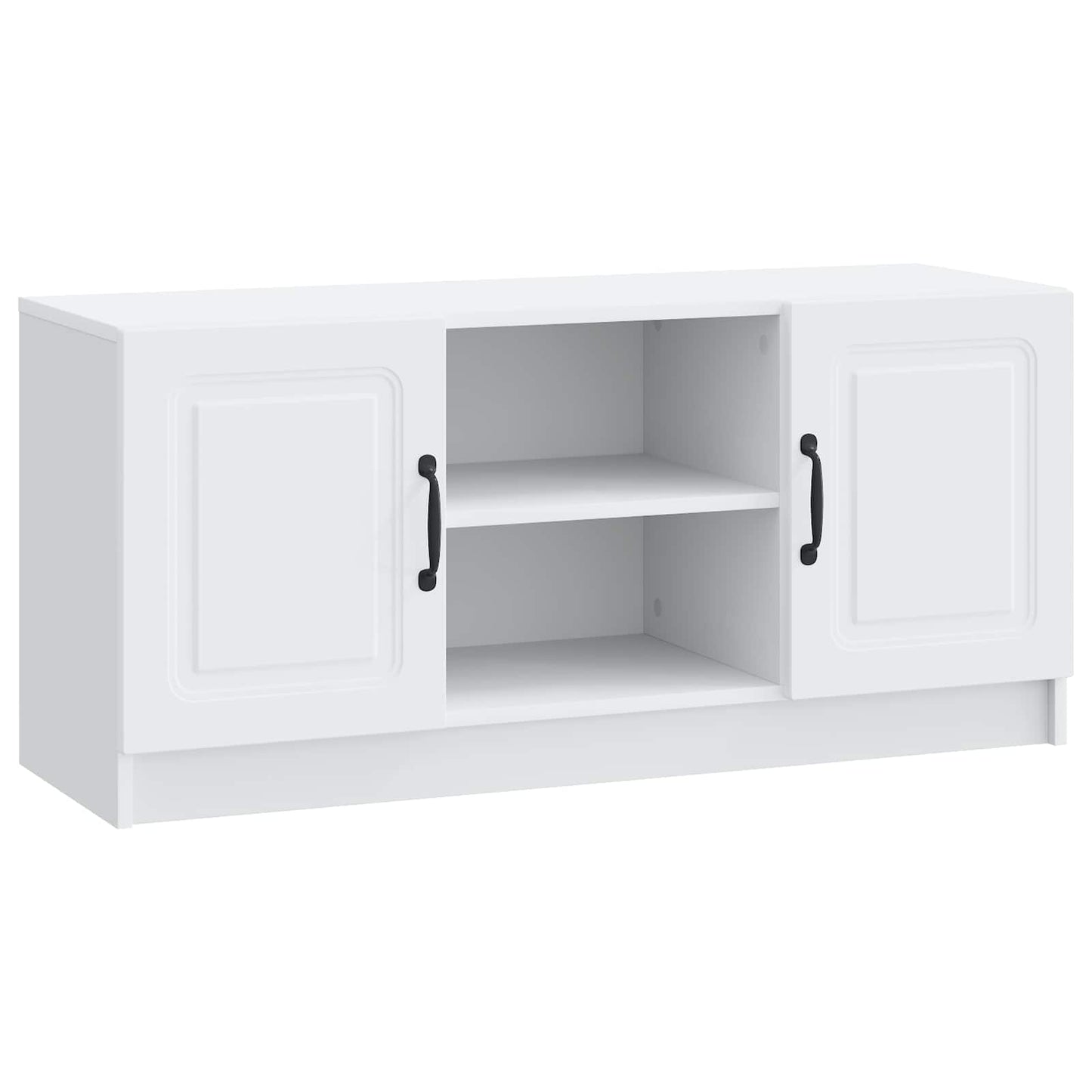 vidaXL TV Cabinet White 102 x 34.5 x 47 cm Engineered Wood