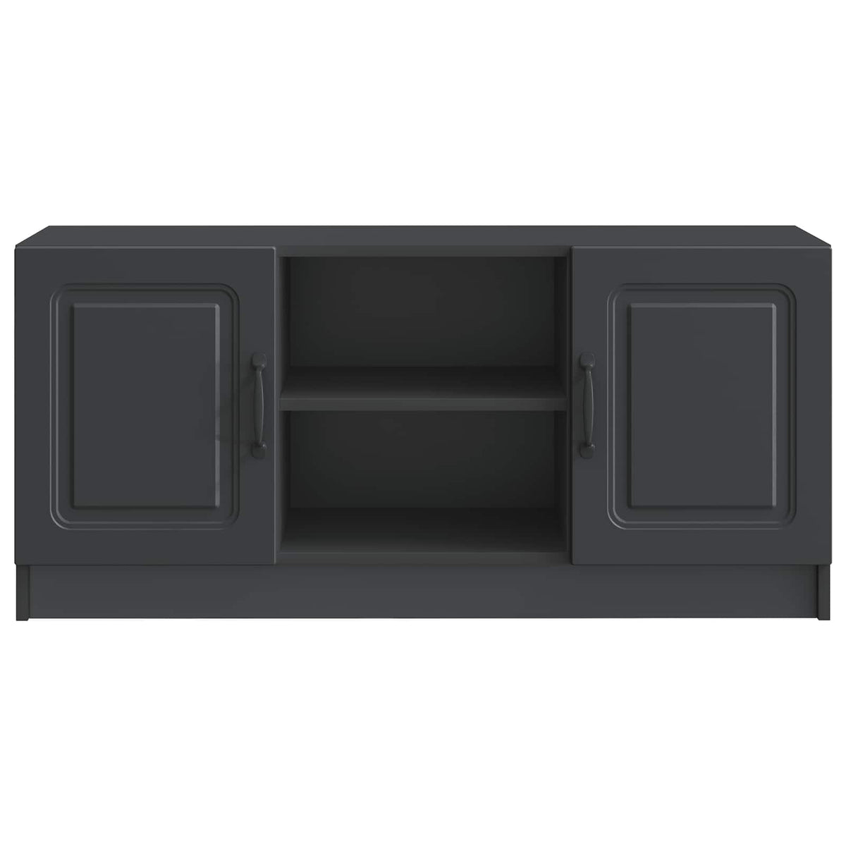 vidaXL TV Cabinet Black 102 x 34.5 x 47 cm Engineered Wood