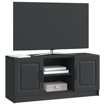 vidaXL TV Cabinet Black 102 x 34.5 x 47 cm Engineered Wood