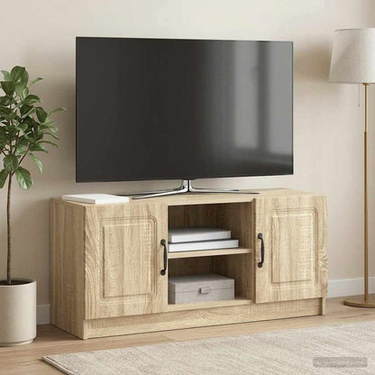 vidaXL TV Cabinet Sonoma Oak 102 x 34.5 x 47 cm Engineered Wood