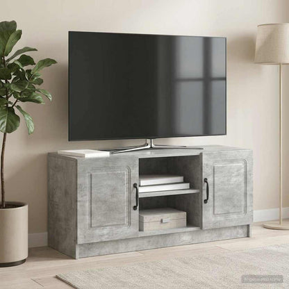 vidaXL TV Cabinet Concrete Grey 102 x 34.5 x 47 cm Engineered Wood