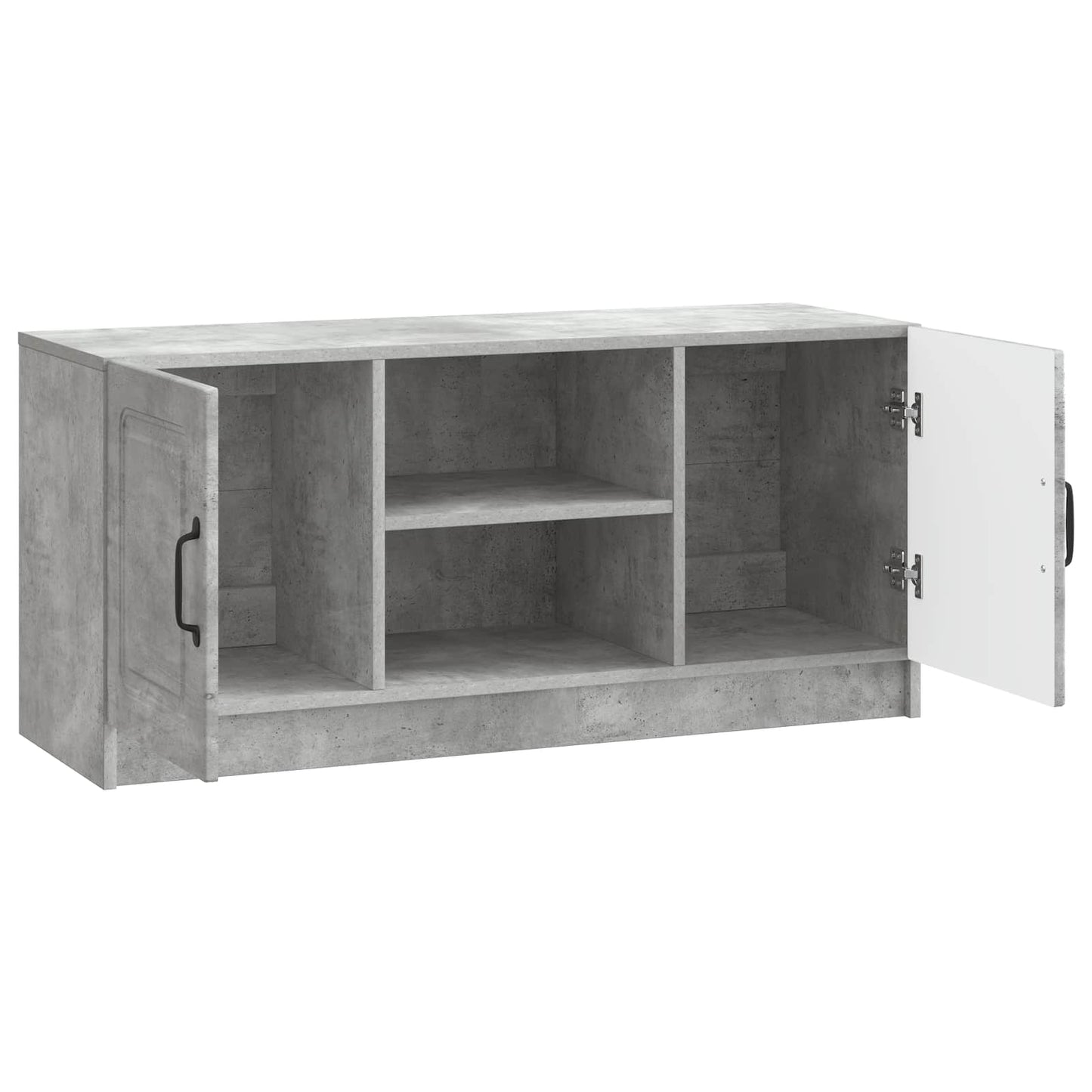 vidaXL TV Cabinet Concrete Grey 102 x 34.5 x 47 cm Engineered Wood